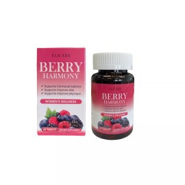 Harmony ELICARE Berry Harmony Women's Wellness Supplement 60 Tablets