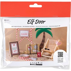 Mini Craft Set Gnome Door "On Holiday"