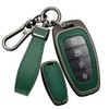 SANRILY PU Leather 4/5/7/8 Button Key Fob Cover Fit for