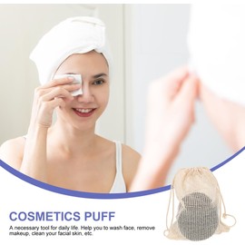 BESTYASH Almohadillas Faciales Para La Limpieza Reutilizables Pads De Maquillaje Lavables Para Desmaquillar Y Limpiar La Piel 16 Piezas Con Bolsa De Malla Y Caja De Papel 3.14 X 3.14 X 0.11 in