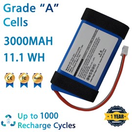 LAQUEENA CP-HK07 3000mAh Battery Compatible with Harman Kardon Onyx Mini Waterproof Bluetooth Speaker with Tools Battery Part NO Kardon OnyxMini