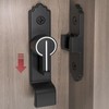 LISHAN 90 Degree Sliding Door Latch, Replaceable Patio Door Handle