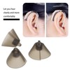 Micro Traders 10pcs Hearing Aid Domes Soft Silicone Receiver Tulip