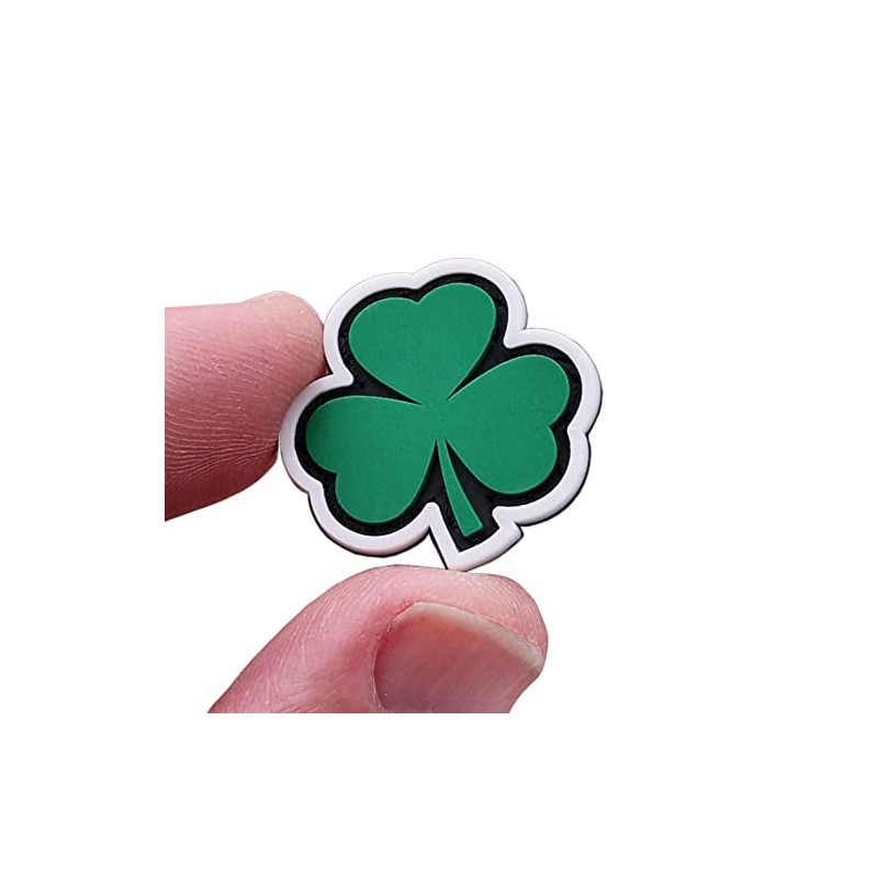 Irish Clover Shamrock PVC Cat Eye Patch (Glow in the