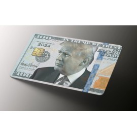 Trump Credit Card Skin, Debit, Credit Card Covering - Holographic