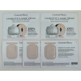 Charlotte Tilbury 5  X Charlotte Tilbury Magic Cream Moisturizer Sample Packet Set Of 5