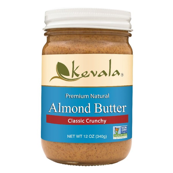 Kevala Almond Butter Crunchy, 12 Ounce