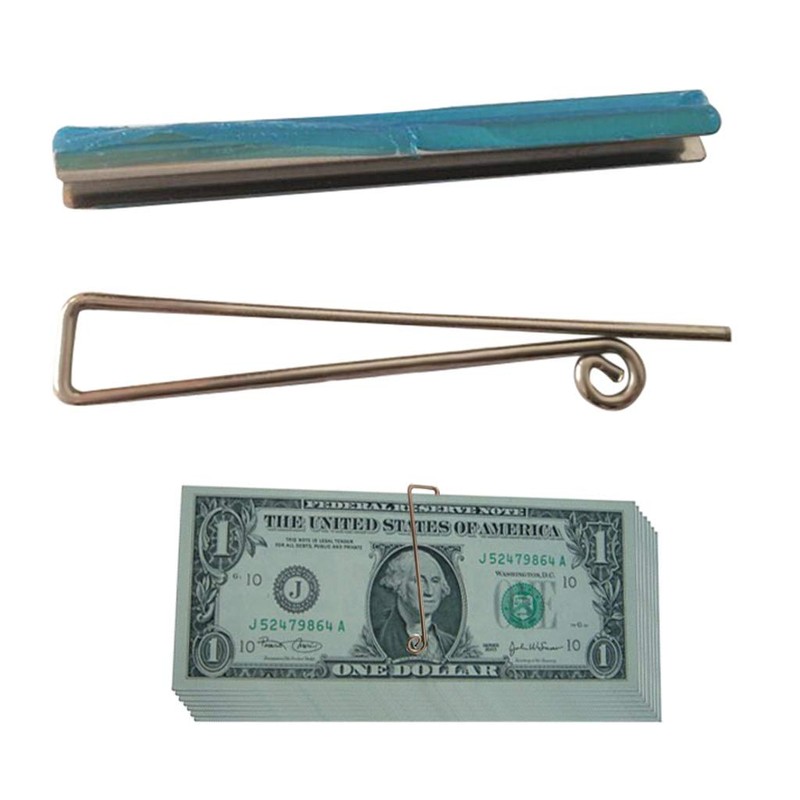XANHOY 75mm Spring Metal Money Clip Insert Replacement For Bifold