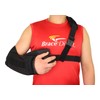 Shoulder Immobilizer with Abduction Sling for Injury Support for Posterior Capsule, Dislocations, Rotator Cuff, Subluxation, & Post Surgery by Brace Direct
