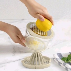 Cook With Color 3pc Cook With Color Citrus Zester & Juicer with Storage Container