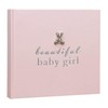 Widdop New Baby 50 6'x4' Photo Album with Silver Teddy