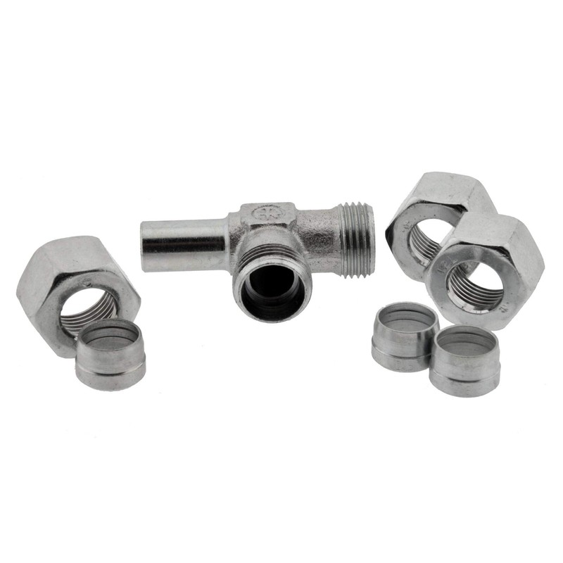 Adjustable L-cutting ring screw 8 L, galvanised steel L connection