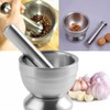 Dasing Stainless Steel Pestle Set Garlic Spice Mill Bowl Kitchen