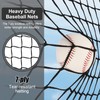 AOLIGEIJS 6'X6' Baseball Softball Practice Net,Pitching Net,Batting Net,with Baseball Tee,Bonus