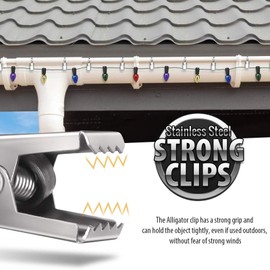 Vorhang Clips 100 Stück Vorhang Klammern，Silber Gardinen Klammer,Metall Gardinengleiter Für Vorhänge Fotos Home Dekoration Duschvorhang Hängende