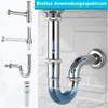 Universal immersion pipe for siphon, 30 cm extension pipe drain,