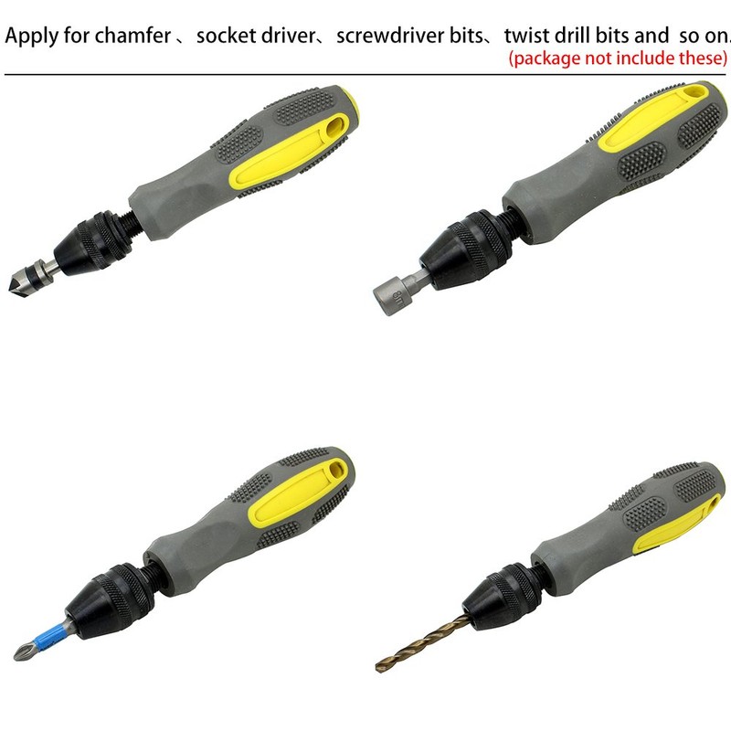 0.5-8mm Adjustable Pin Vise Model Hand Drill Tool and Keyless