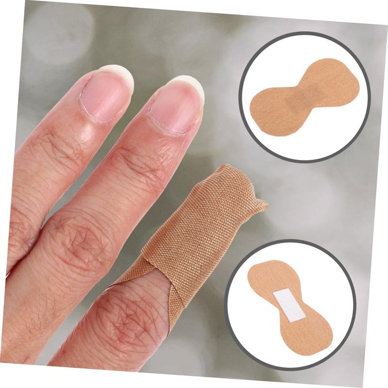 Outanaya 50pcs -finger Cots Splints Breathable Strips Nail Bandage Conforming