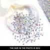 Novani Hotfix Rhinestones 1440pcs Crystal AB Round Iron on Rhinestone