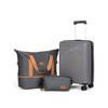 CONCEPTEN Luggage Sets,Suitcases with Wheels, Hardshell Suitcase Set, PP Carry