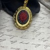 Fancy Fox Boutique Bright Gold Black Velvet Gothic Red Victorian