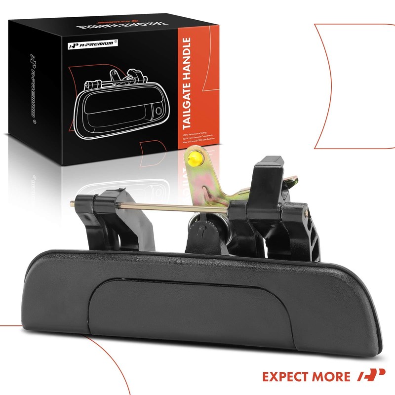 A-Premium - Textured Black Tailgate Handle Liftgate Latch Handle -