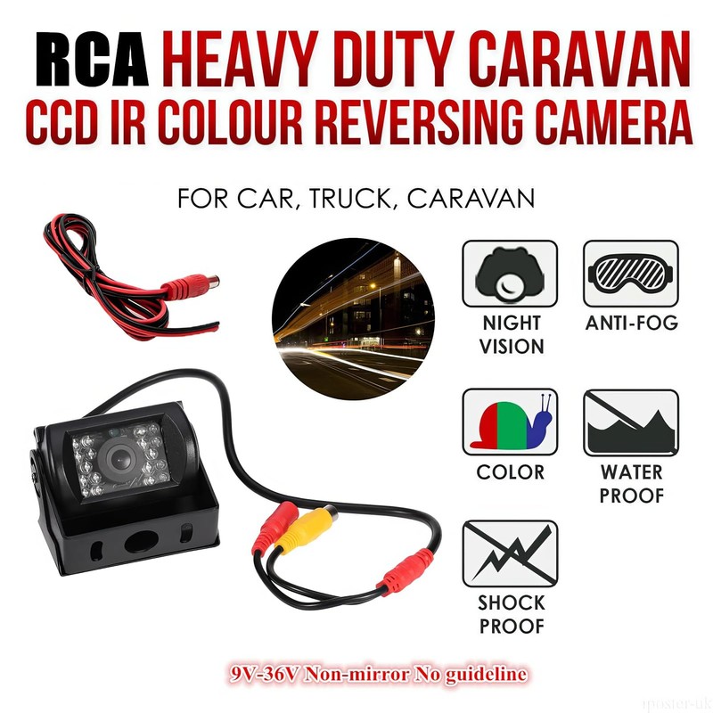 HugeAuto 170° HD Reversing Camera Front View Reversing Camera Night