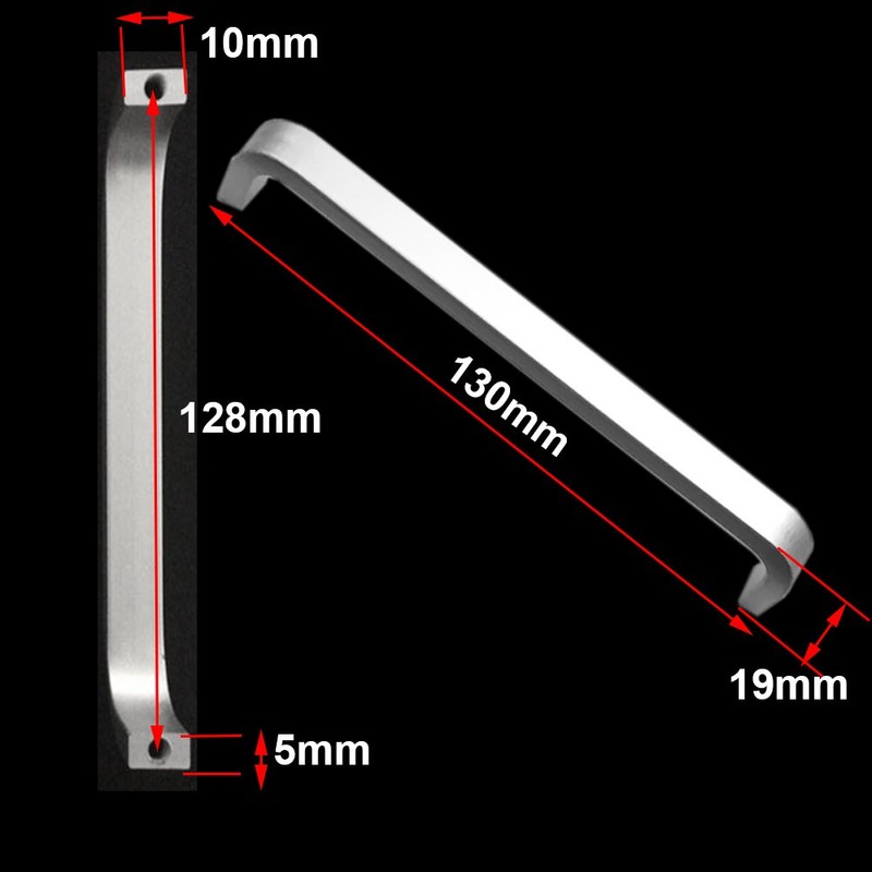 Qrity 10 pcs 128mm Aluminum Door Drawer Knobs Pull Handles