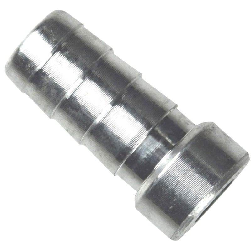 3/8" Aluminum Weld Barb - Weldable Fitting Nipple .375" Hose,