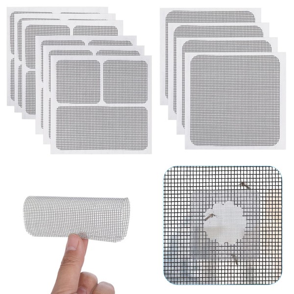 Cobee Self-Adhesive Window Screen Repair Patches Kit, 10 Sheets 3