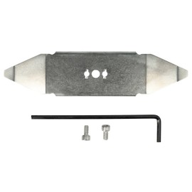vhbw Replacement Blade Compatible with Robomow RX12U, RT700 PL, RT300, RT700, RT300 PL Lawnmower - Replacement Blade Silver, Stainless Steel