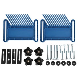 Featherboard for Router Table, 2Pcs Woodworking Feather Board Set for Router Tables Saws Fences Engraving Machine Blue Carpentry Aid, Router Fences