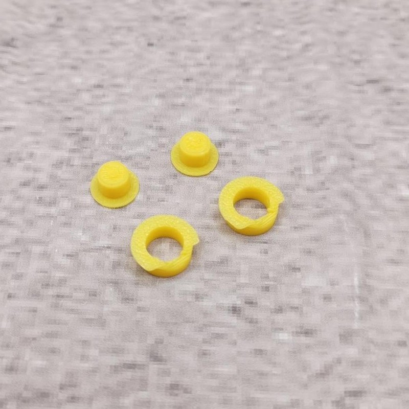 ULEIVA Replacement Power Button 2 x Yellow Compatible with Garmin