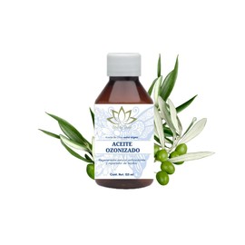 Aceite Ozonizado 185 mEq regenera la piel antioxidante, disminuye arrugas, revitaliza, regenera, hidrata y suaviza la piel. (125 ML)