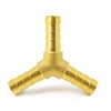 Metaland Brass 5/8" Hose Barb 3 Way Wye Y Shape