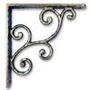 NACH Victorian Hammered Bronze Cast Iron Shelf Brackets 6 inch,