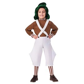Rubie's Costume Kids Willy Wonka & The Chocolate Factory Oompa Loompa Value Costume, Small