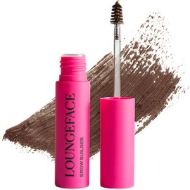 Loungeface Brow Builder - Cream Gel Formula: Instant Lift, Natural Full Look, Super Quick, Pigment & Hold - Tapered Precision Wand - Vegan & Cruelty Free Beauty, Eyebrow Tint Makeup Women (Dark Brown)