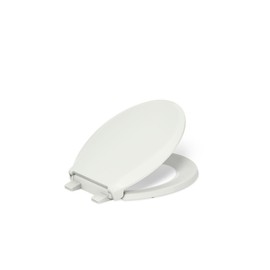KOHLER 4639-RL-NY Cachet ReadyLatch Round Toilet Seat Soft Close, Dune