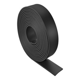 YKUKIZEE 6 m(L) Rubber Strip 25 mm(W), Solid Rubber Sheet 3 mm(T), Neoprene Sheet Rubber Rolls Anti-Slip for Protection Gasket Pads DIY Crafts