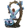 Ebros Amy Brown Fairy On Tree Swing Plank Bench by