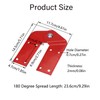 2 Pieces Attic Ladder Hinge Aluminum Step Ladder Hinges Replacement