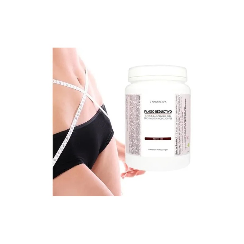 Fango Reductivo 1 Kilo Mascarilla Corporal Modeladora