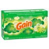 Gain Original Scent Dryer Sheets 120 Count Reduces Static Wrinkles