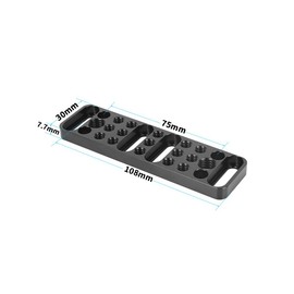 SZRIG Camera Cheese Plate and 75mm VESA Cheese Bar with 1/4"-20 and 3/8"-16 Threaded Hole