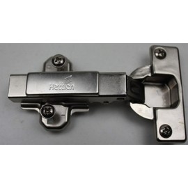 HKB ® Hettich Intermat Automatic Spring Hinges with Clip Mounting, 110°, Nickel-Plated, Diameter: 35 mm, Offset: 0 mm, Pack of 2, Manufacturer Hettich, Item No. 9320