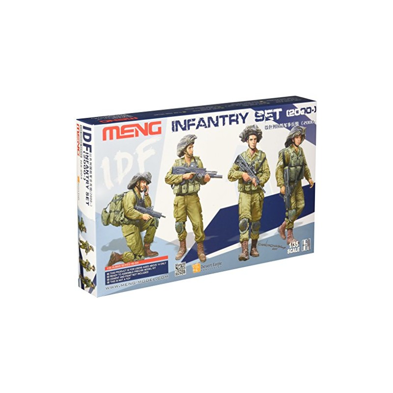 MENG "Model 1:35 IDF Infantry Set 2000" Figures (Multi-Colour)