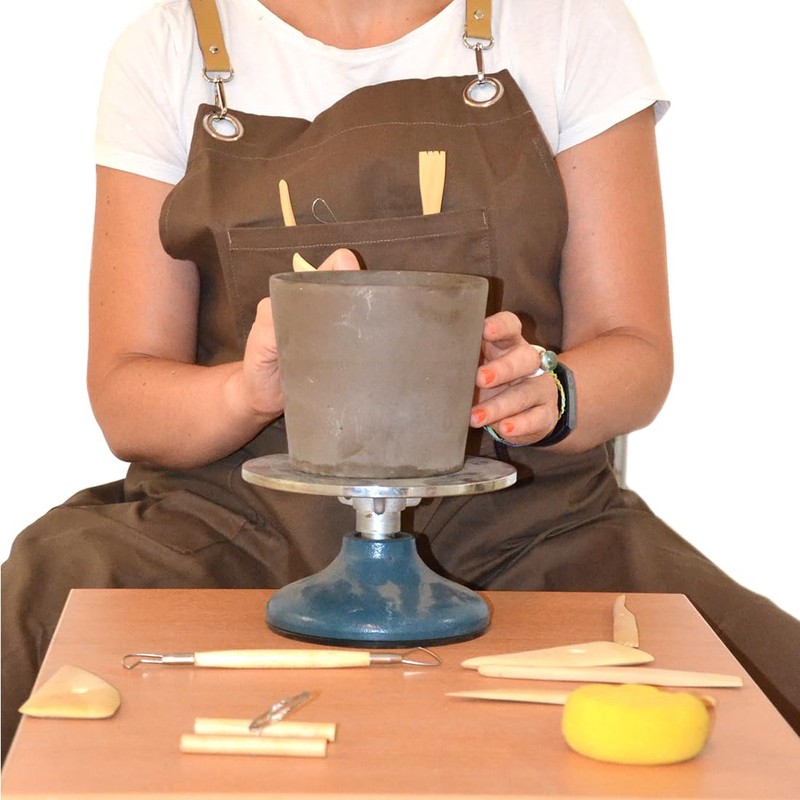 COROT Tablier de Potier Pottery Apron, Brown, One Size, brown