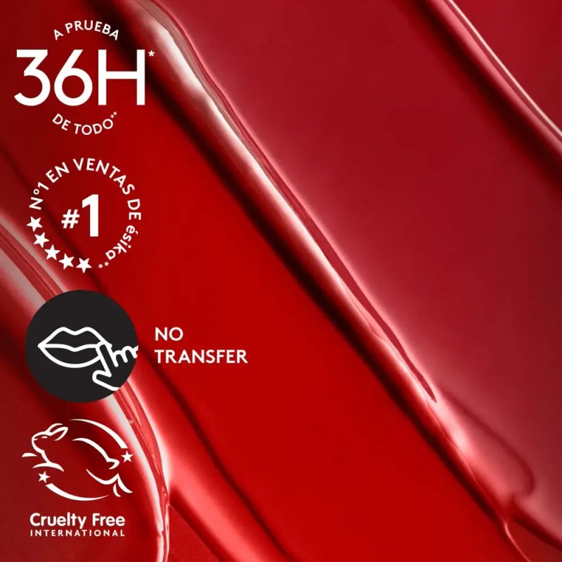 Ésika Labial Colorfix Duo Tattoo De Larga Duración Rojo Celebración