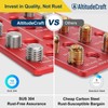 AltitudeCraft AltitudeCraft Thread Checker, Nut and Bolt Thread Checker, Bolt Size and Thread Gauge, Bolt and Nut Identifier Gauge, Bolt Gauge with Aluminum 6061 Board and SUS 304 Bolt